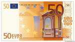 Moneda de curso legal 50 euros, cincuenta euros